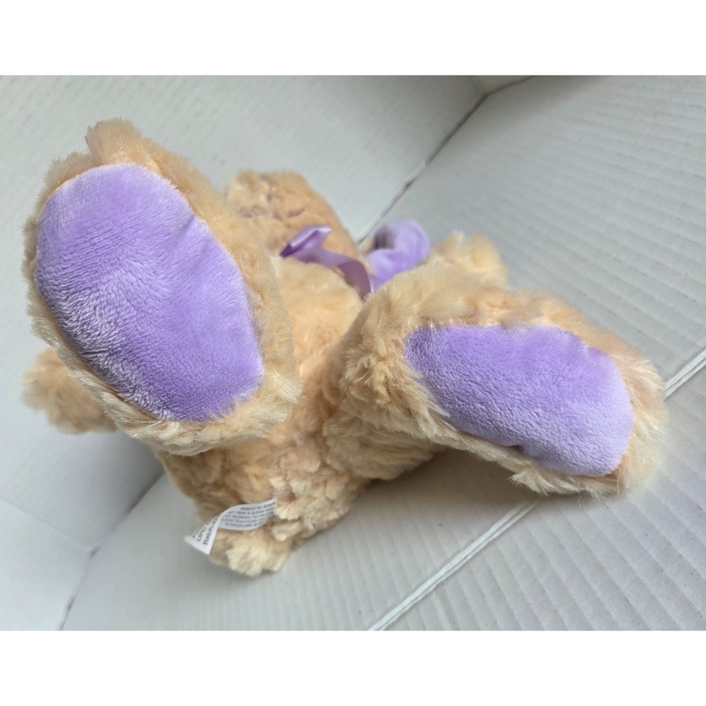Inter American Products Plush Bunny Rabbit Yellow‎ and Purple Stuffed Animal 13" - Picture 6 of 9